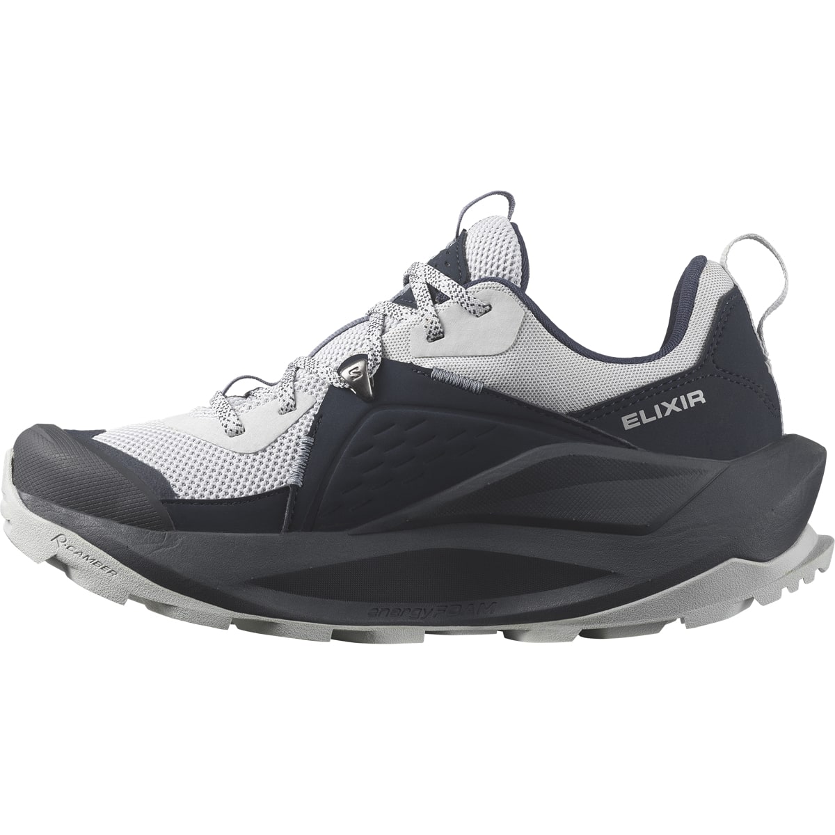 スニーカー Salomon Elixir GTX W Carbon Pearl Blue Flint Stone L47296300 Women's Salomon Elixir GORE-TEX® | Zappos.com